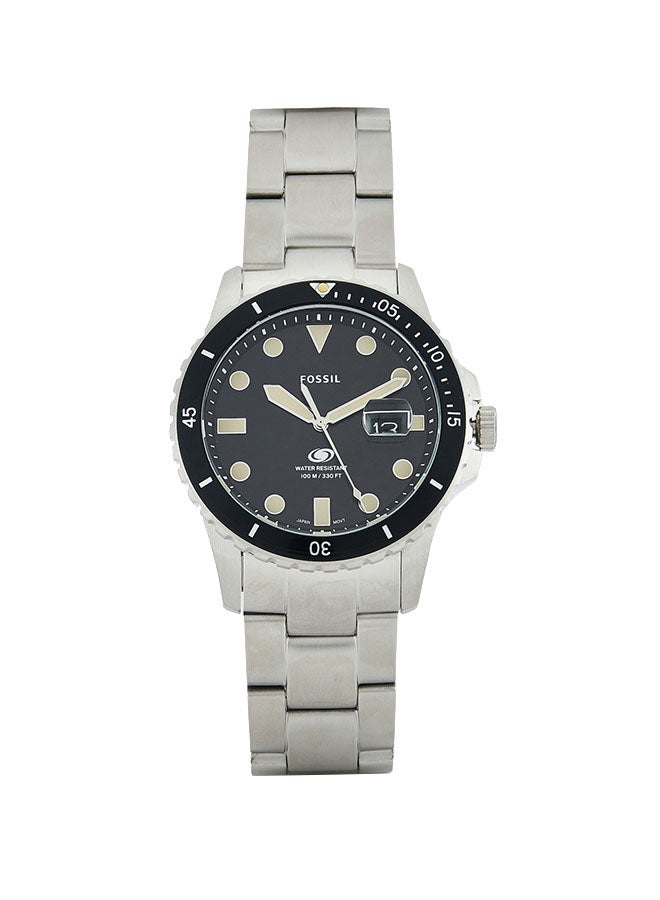 FOSSIL Men's Three Hand Date Stainless Steel Wrist Watch  - Image 1