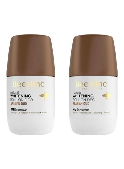 Whitening Roll-On Deodorant Arabian Oud Pack of 2 50ml