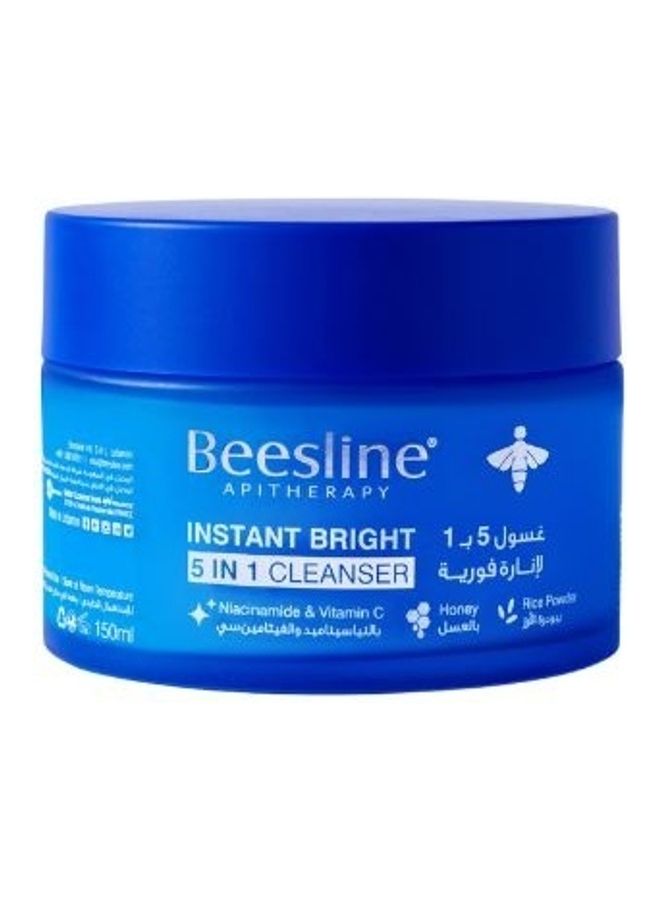 Beesline Instant Bright 5 In 1 Cleanser 150ml 