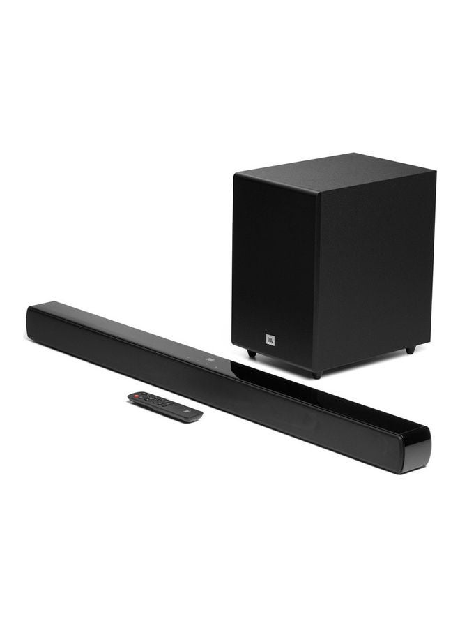 جي بي إل ساوند بار سينما SB170 بقناة 2.1 مع صب ووفر لاسلكي Jblsb170Blkuk أسود - Image 1