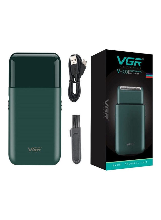 VGR V-390 Professional Electric Ultra Thin Rechargeable Razor For Face Care Beard Trimmer Reciprocating Blade With USB Travel Shaver Men Multicolour  - Image 1