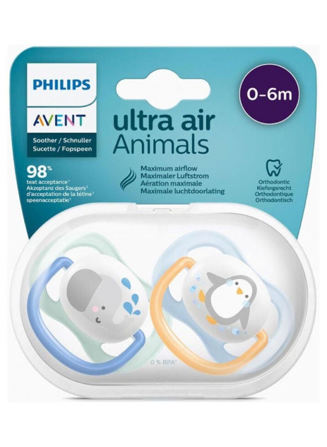PHILIPS AVENT Pacifier Ortho decorated 0-6m 2PK 