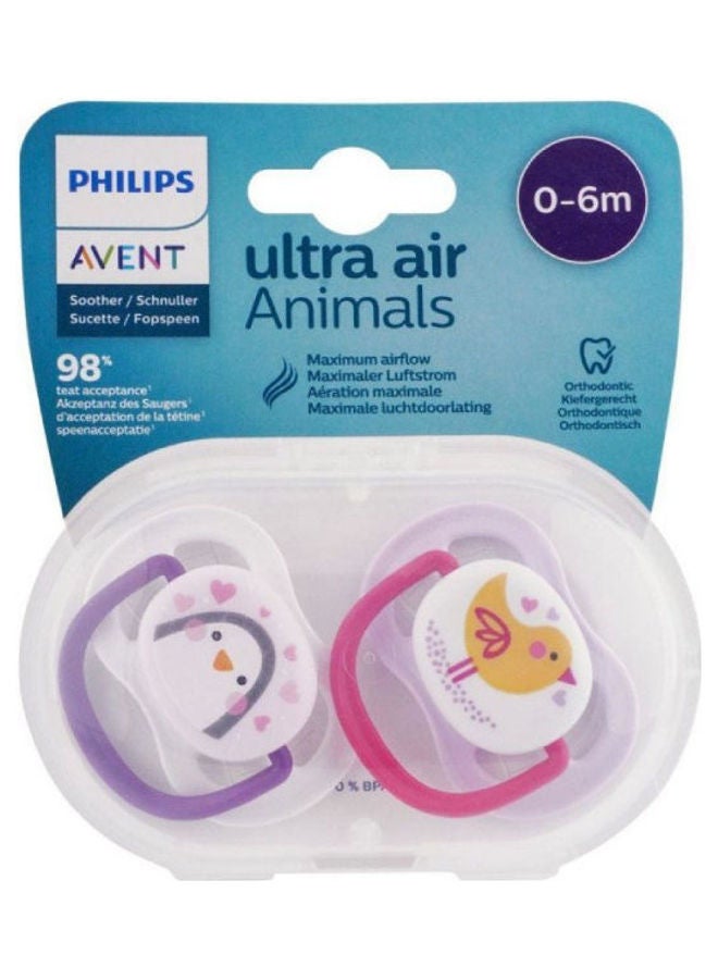PHILIPS AVENT Pacifier Ortho decorated 0-6m 2PK 