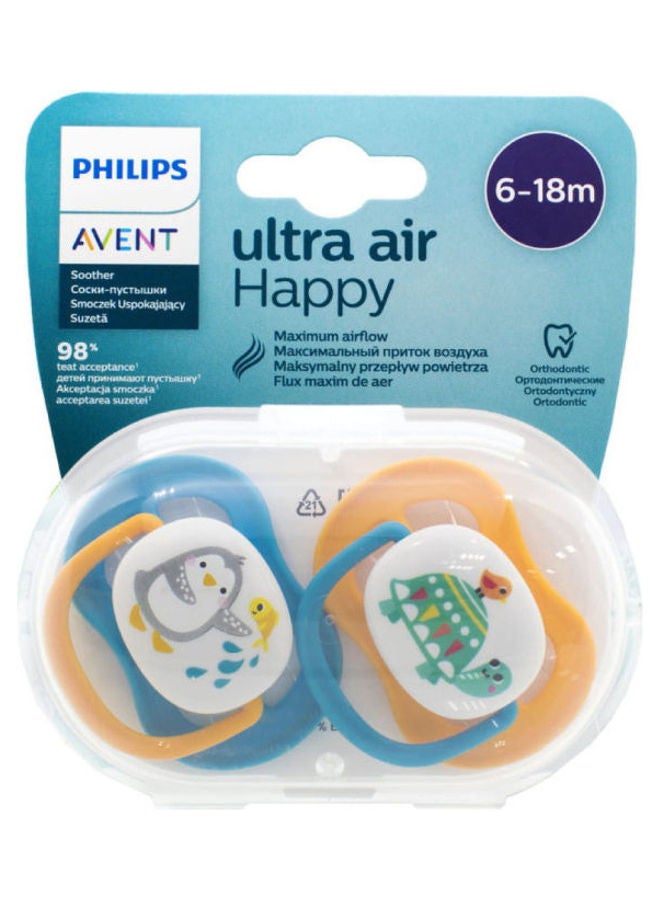 PHILIPS AVENT Pacifier Ortho decorated 6-18m 2PK 