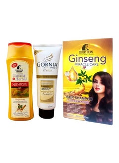 ROUSHUN Ginseng Miracle Care 2 In 1 Hair Shampoo Plus Conditioner For Firming Roots Anti Hair Loss And Nourishing 630ml  - Image 1