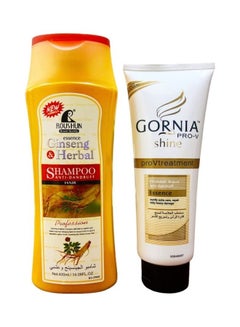 ROUSHUN Ginseng Miracle Care 2 In 1 Hair Shampoo Plus Conditioner For Firming Roots Anti Hair Loss And Nourishing 630ml  - Image 2