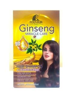 ROUSHUN Ginseng Miracle Care 2 In 1 Hair Shampoo Plus Conditioner For Firming Roots Anti Hair Loss And Nourishing 630ml  - Image 3