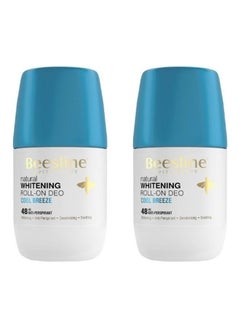Beesline Whitening Roll-On Deodorant Cool Breeze Pack of 2 50ml 