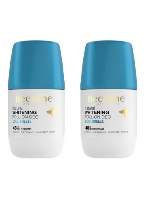 Whitening Roll-On Deodorant Cool Breeze Pack of 2 50ml