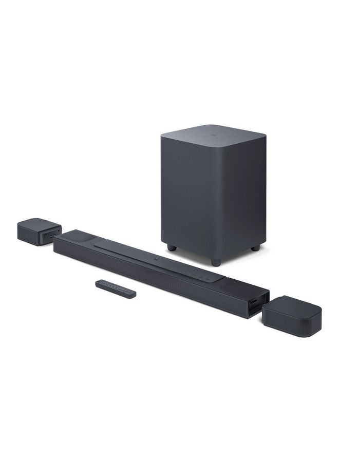 JBL Bar 800 5.1.2 Channel Soundbar With Detachable Surround Speakers Jblbar800Problkuk Black 