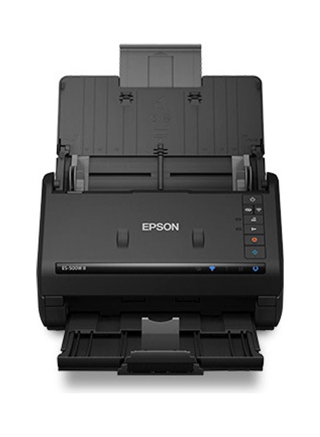 WorkForce ES-500W II Wireless A4 Auto-Duplex Scanner WiFi Connected Black