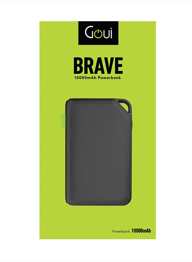 Goui - Brave 10 Power Bank 10,000mAh, 5V/2.4A Black - Image 1