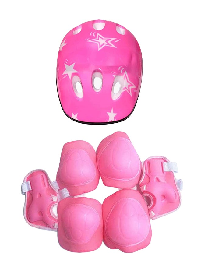 7 Pieces Kids Protective Gear Set Scooter Skate Roller Cycling Knee And Elbow Pads  - Image 1