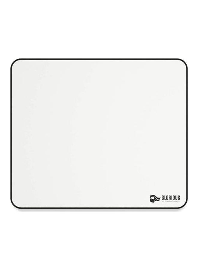 Glorious - Glorious Large Gaming Mouse Pad for Desk - Rubber Base Computer Mouse Mat - Durable Mouse Mat - Cloth Mousepad with Stitched Edges - White Cloth Mousepad | 11"x13" (GW-L) - Image 1
