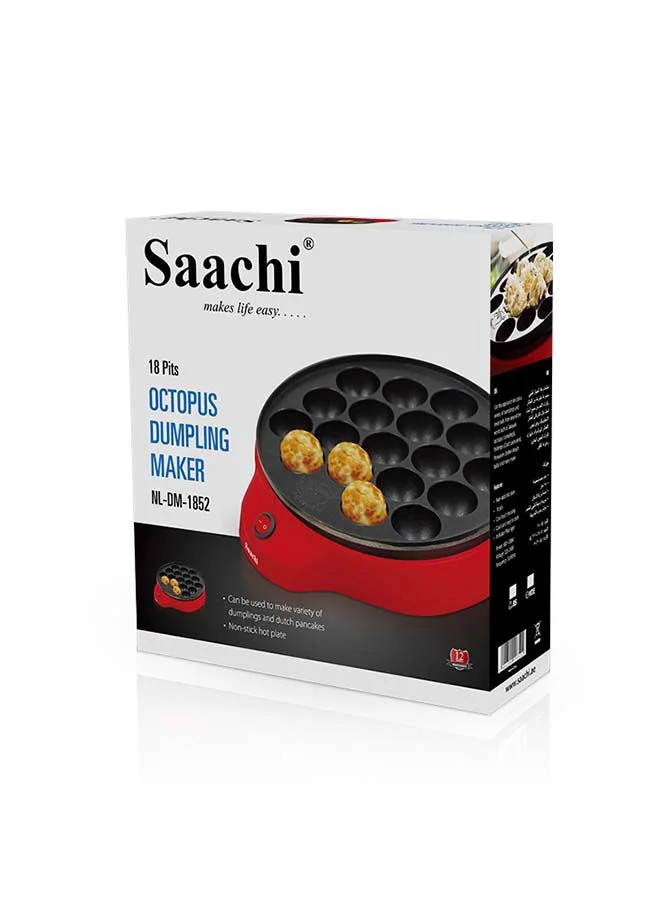 Saachi Dumpling Maker NL-DM-1858-RD With Adjustable Thermostat 1.18 kg 800 W NL-DM-1858-RD Red