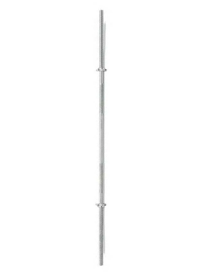 BODY SCULPTURE - Threaded Chrome Steel Bar With 2 Spin Locks - 152cm - Image 1