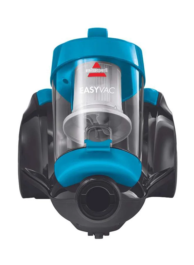Bissell Zing Compact Canister Vacuum: Powerful Cyclonic Technology, Compact and Lightweight Design, Swivel Steering, Easy Empty Dirt Cup, Versatile Performance for Carpets and Hard Floors 2.5 L 1500 W 2155E Blue/Black