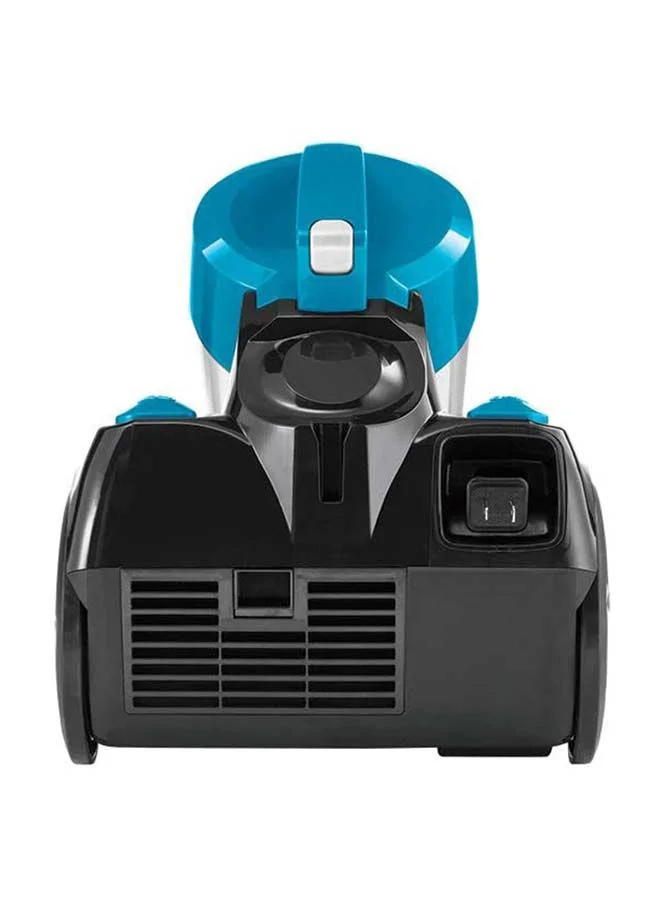 Bissell Zing Compact Canister Vacuum: Powerful Cyclonic Technology, Compact and Lightweight Design, Swivel Steering, Easy Empty Dirt Cup, Versatile Performance for Carpets and Hard Floors 2.5 L 1500 W 2155E Blue/Black