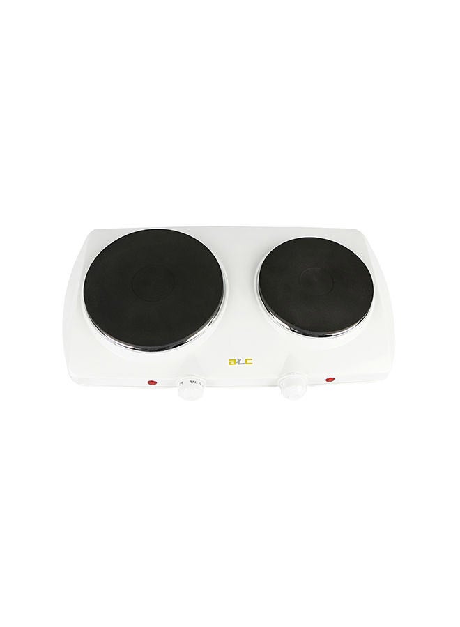 ATC Electric Dual Thermostat Control Hot Plate 2250.0 W H-HP0702S White  - Image 1