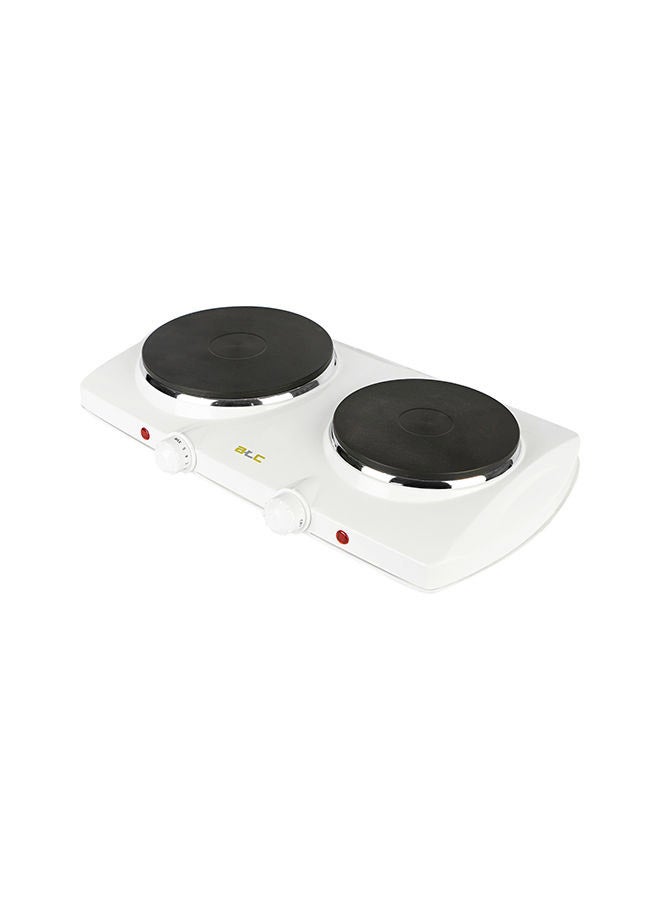 Electric Dual Thermostat Control Hot Plate 2250.0 W H-HP0702S White - v1675862270/N18847953A_2