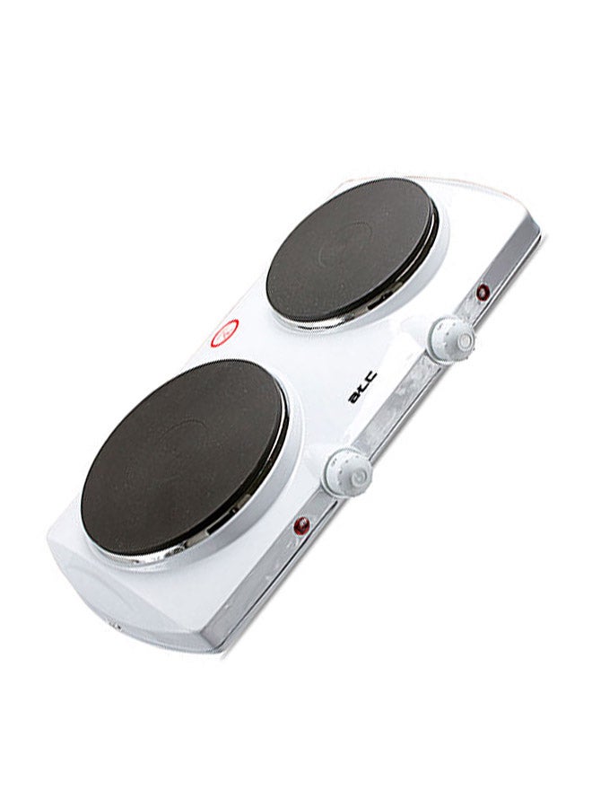 ATC Electric Dual Thermostat Control Hot Plate 2250.0 W H-HP0702S White  - Image 5