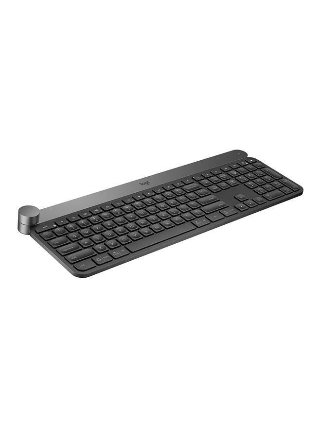 Craft Illuminated Wireless Keyboard, 2.4Ghz Wireless And Bluetooth, Programmable Input Dial, Multi-Device, Automatic Backlit Keys, Rechargeable, PC/Mac/Laptop Qwerty US-International Layout Black - v1675862273/N18882234A_2