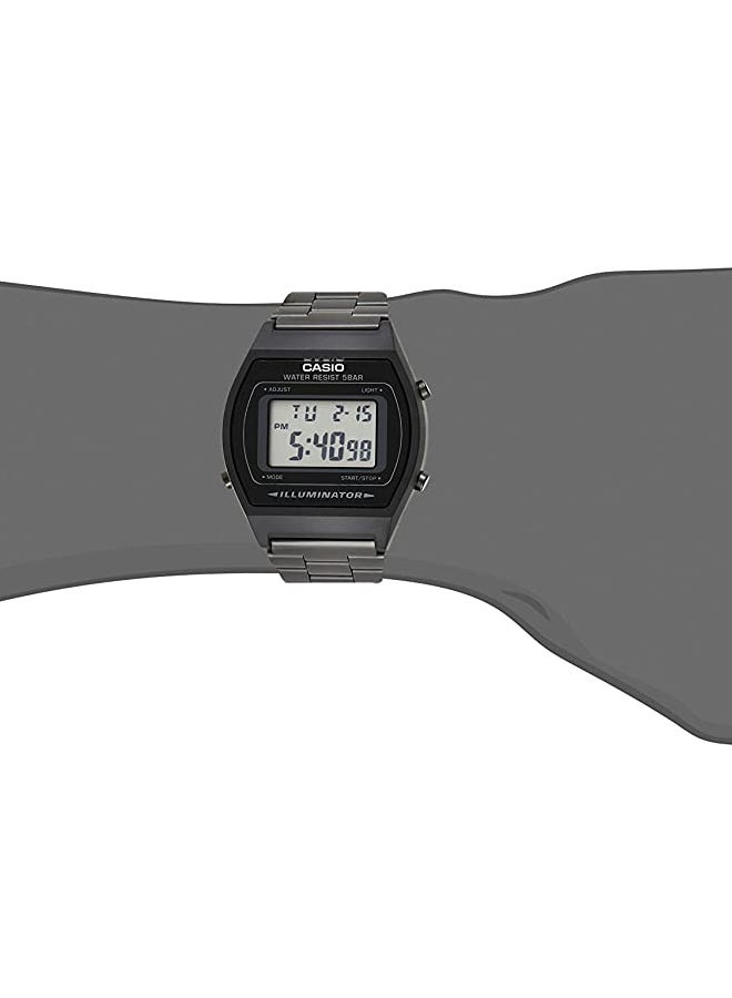 CASIO - Men's Stainless Steel Digital Wrist Watch B640WB-1ADF - Image 1