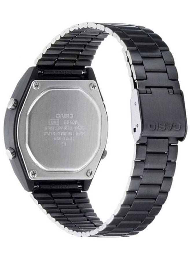 CASIO - Men's Stainless Steel Digital Wrist Watch B640WB-1ADF - Image 1
