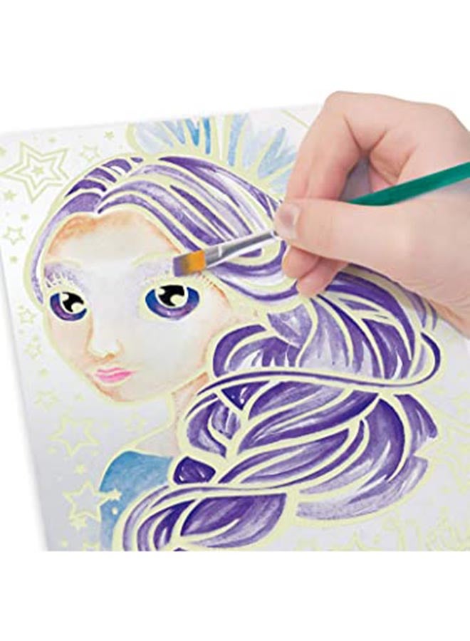 Nebulous Stars Glow In The Dark Magic Watercolour Purple/Pink/Blue - Image 4