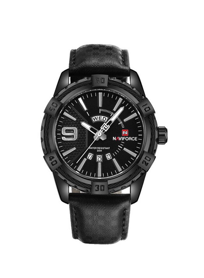 NAVIFORCE Men's Leather Strap Analog Wrist Watch NF9117L  - Image 1