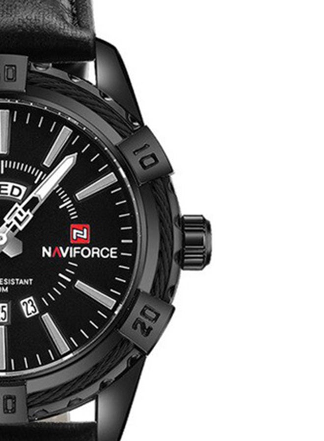 NAVIFORCE Men's Leather Strap Analog Wrist Watch NF9117L  - Image 5