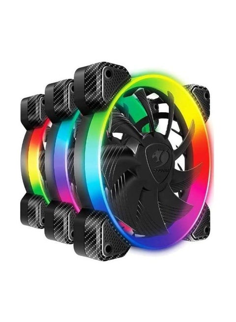Vortex Rgb Spb 120 Pwm Hdb- Cooling Fans Kit Multicolour