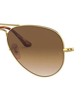 Ray-Ban Full Rim Aviator Sunglasses - RB3689 914751 58-14 - Lens Size: 58 mm - Gold  - Image 3