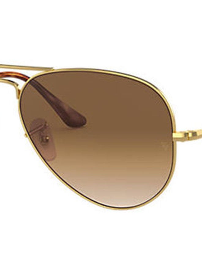 Ray-Ban Full Rim Aviator Sunglasses - RB3689 914751 58-14 - Lens Size: 58 mm - Gold  - Image 3