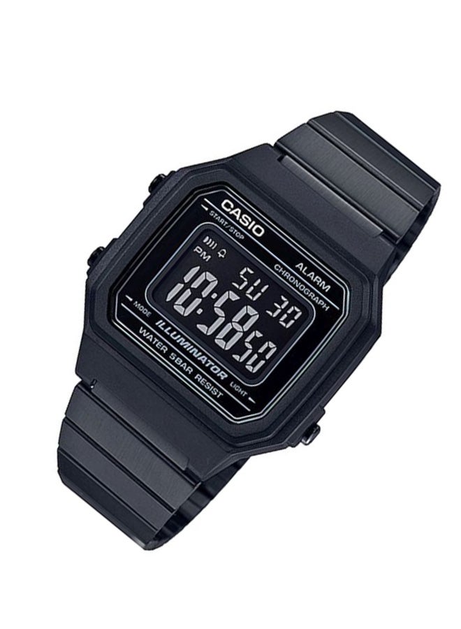 CASIO - Water Resistant Digital Watch B650WB-1BDF  Black - Image 1