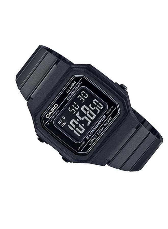CASIO - Water Resistant Digital Watch B650WB-1BDF  Black - Image 1