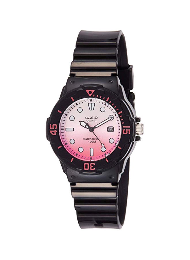 CASIO - Women's Water Resistant Analog Watch LRW-200H-4EVDR - 34 mm - Black - Image 1