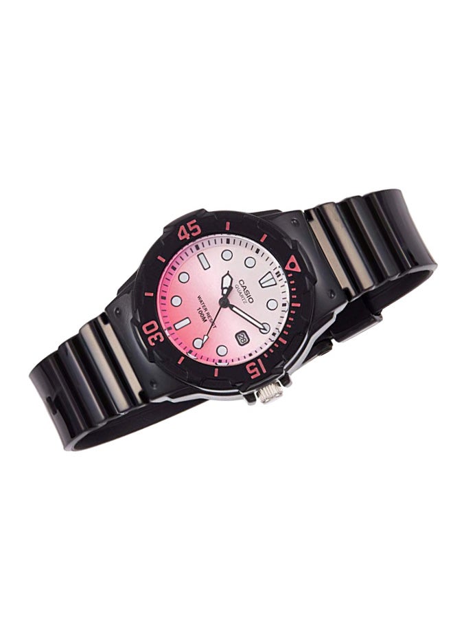 CASIO - Women's Water Resistant Analog Watch LRW-200H-4EVDR - 34 mm - Black - Image 1