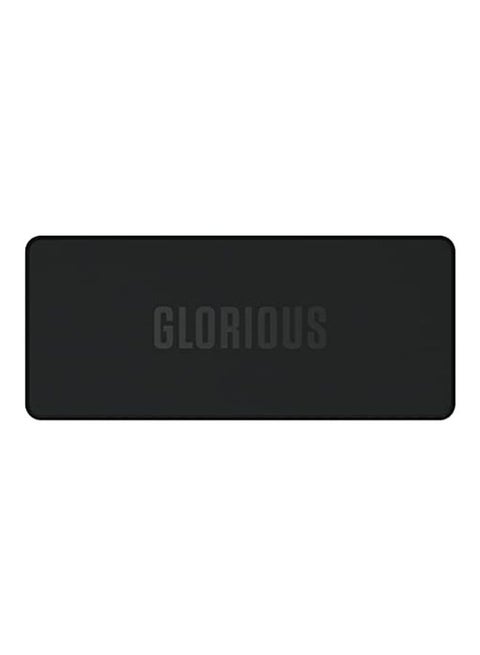 Gaming Sound Dampening Keyboard Mat 13.7 x 5.7 Inch Compact Deskpad Non-Slip Rubber Base Washable Cloth Surface Durable Stitched Edges