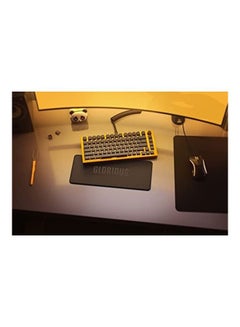 Glorious Gaming Sound Dampening Keyboard Mat 13.7 x 5.7 Inch Compact Deskpad Non-Slip Rubber Base Washable Cloth Surface Durable Stitched Edges  - Image 4
