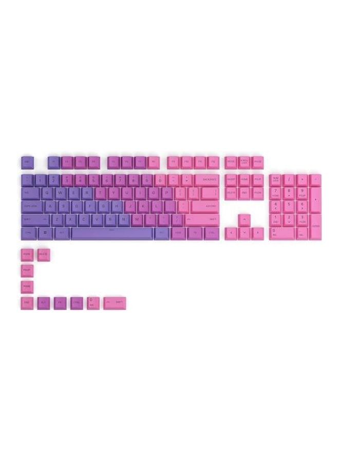 Glorious - Glorious GPBT Dye Sublimated Keycaps (Nebula) - Thick PBT Plastic 114 Keycap Set for 100% Full Size, 85% 80% TKL, 60% Compact, 75% Mechanical Keyboards - Image 1