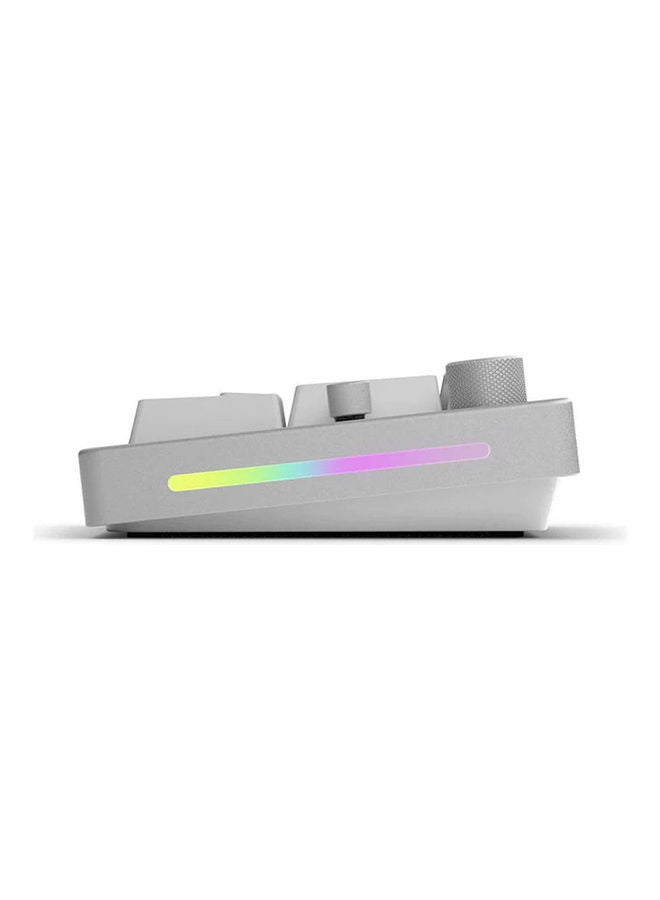 Glorious - Glorious GMMK Modular Mechanical Gaming Numpad - Customizable RGB Backlighting, Cherry MX Switches, ABS Keycaps, Pre-Lubed Fox Switches, Pre Built Mechanical - White - Image 1