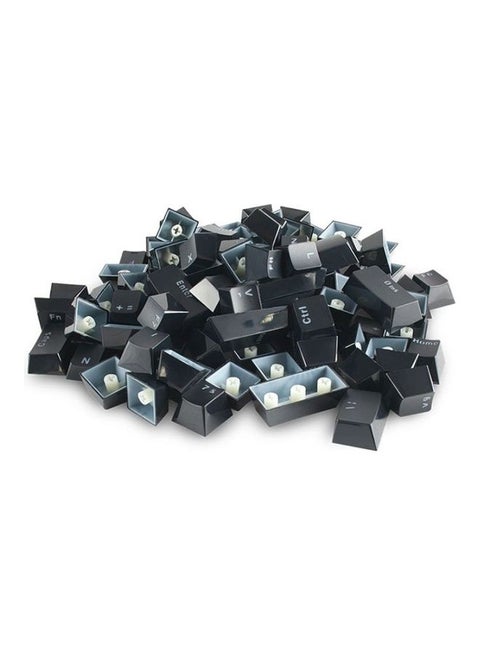 104-Key Abs Doubleshot Mechanical Keyboard Keycaps (Black)