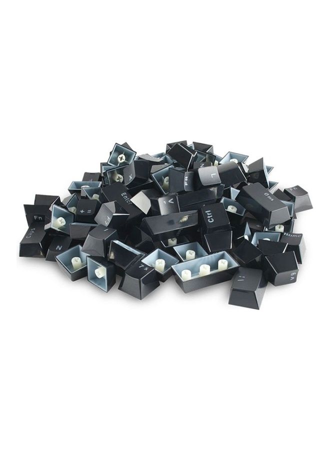 Glorious - Glorious 104-Key ABS Doubleshot Mechanical Keyboard Keycaps (Black) - Image 1