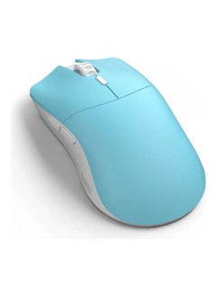 جلوريوس ماوس الألعاب اللاسلكي Glorious Model O Pro - ماوس ألعاب خفيف الوزن 55 جرام - مستشعر BAMF - 19000 نقطة لكل بوصة - إصدار محدود - Blue Lynx  - Image 3