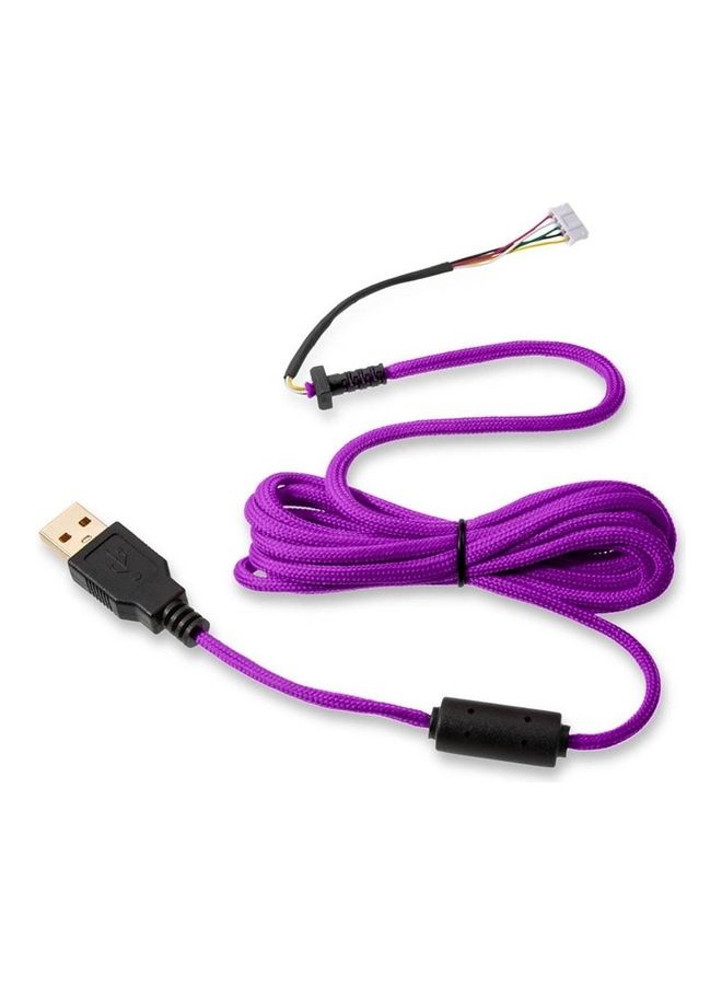 Glorious - Glorious Ascended Cable (Purple) - Flexible Lightweight Paracord - Gaming Mouse Replacement Cable Repair Accessory - Image 1