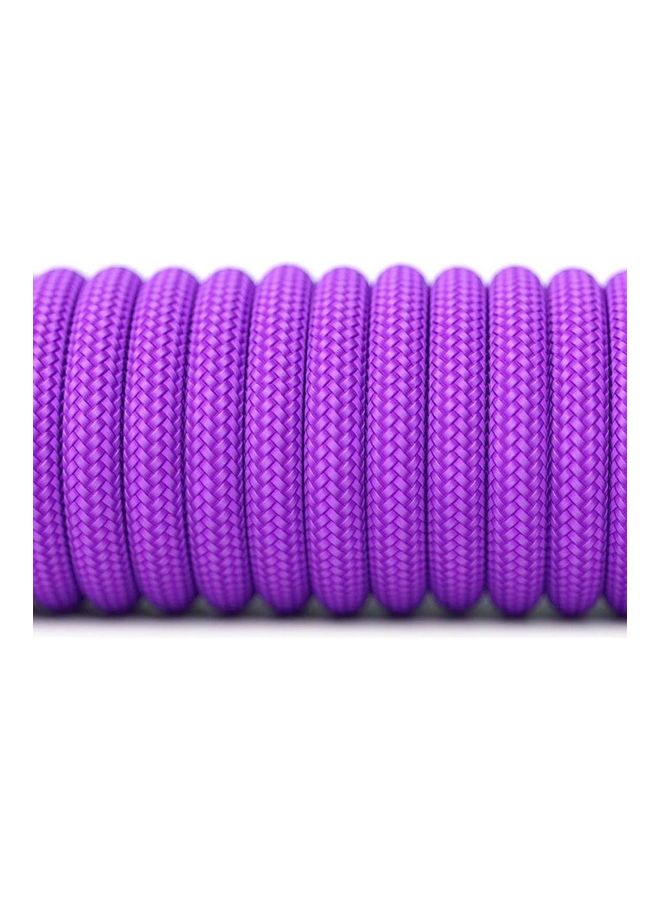 Glorious - Glorious Ascended Cable (Purple) - Flexible Lightweight Paracord - Gaming Mouse Replacement Cable Repair Accessory - Image 1