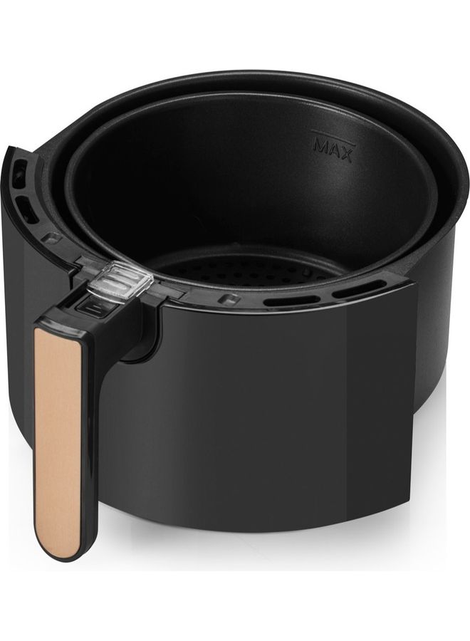 Arzum Airfryer Oil Free Cooking High Build Quality Time and Tempature Control 4 L 1350 W AR2062 Black - Image 4