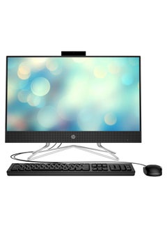 HP All-In-One 24 Bundle PC With 23.8-Inch Display, Core i5 1135G7 Processer/8GB RAM/512GB SSD/Intel UHD Graphics/Windows 11 English black  - Image 1