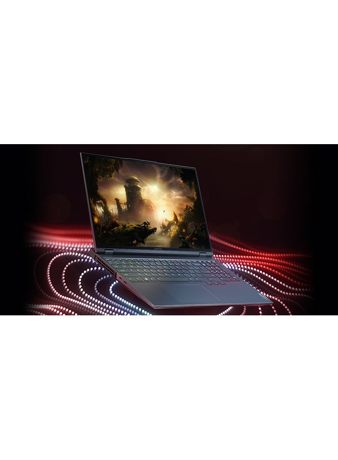 لينوفو - Legion 5i Pro 16 Gaming Laptop With 16-Inch Display, Core i7-12700H Processor/16GB RAM/1TB SSD/8GB Nvidia GeForce RTX 3070 Ti Graphics Card/Windows 11 Home English Storm Grey - Image 1